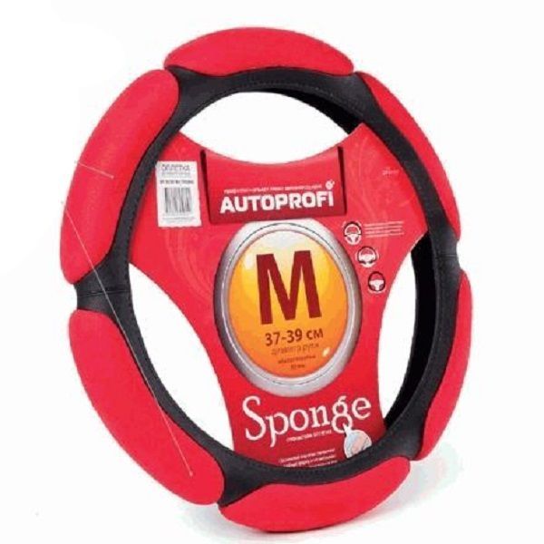 Autoprofi SP-5026 BK/RD (M) M 37—39 см алькантара черный/красный